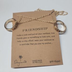 Dogeared Gold Dipped Friendship Necklaces